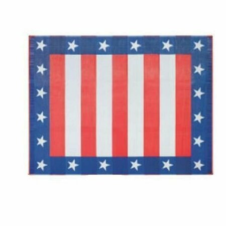 SOLID STORAGE SUPPLIES 8 x 1 ft. Independence Day Mat SO3027279